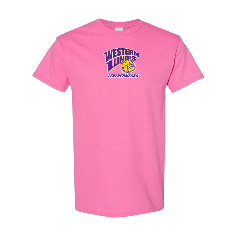 Men's Western Illinois Leathernecks Gildan Heavy Cotton T-Shirt